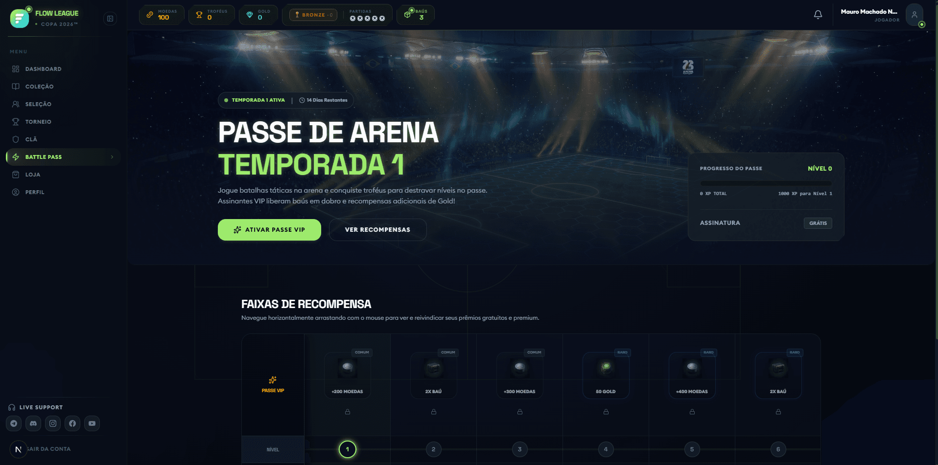 Flow League Dashboard