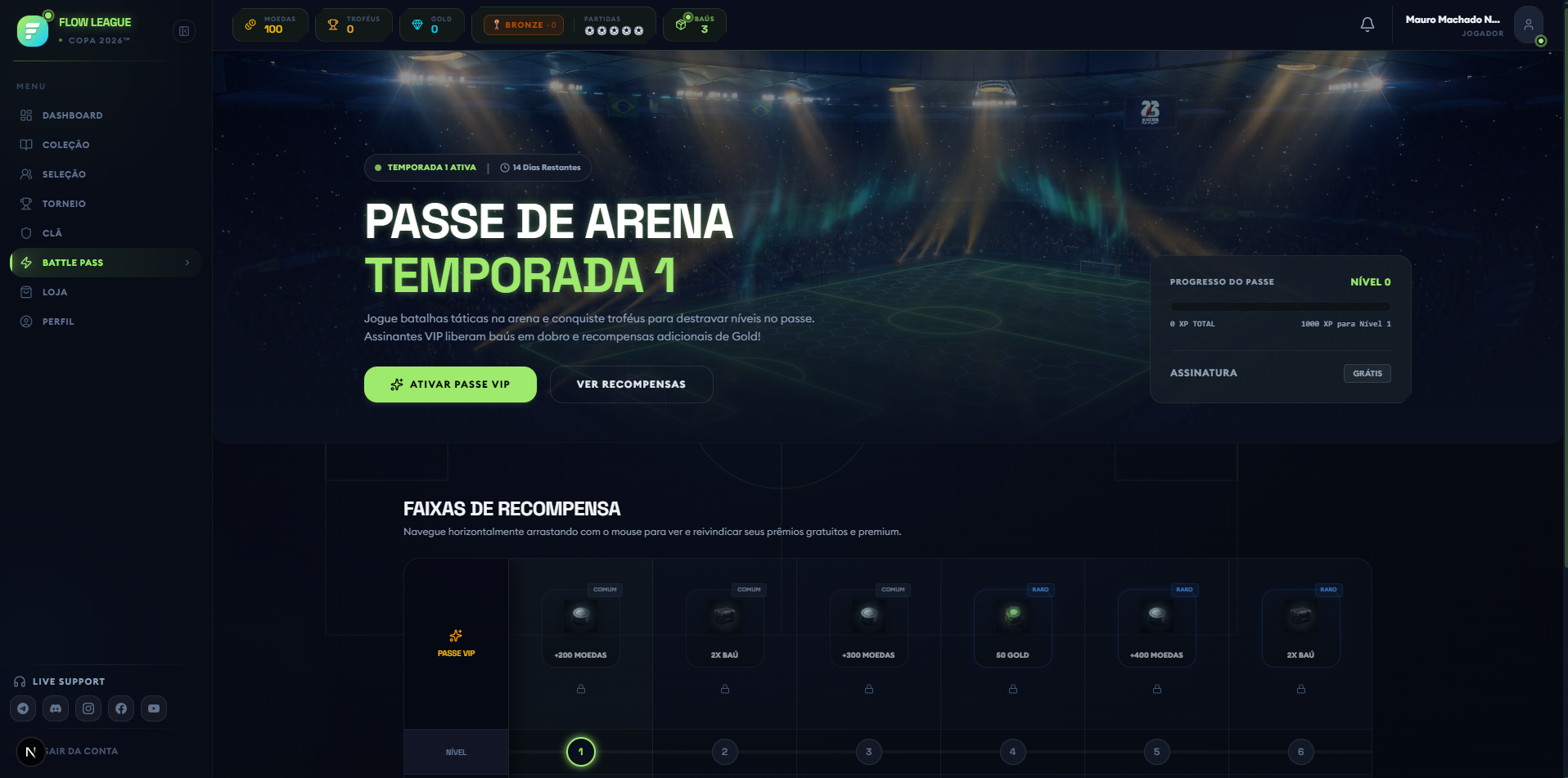 Flow League Dashboard